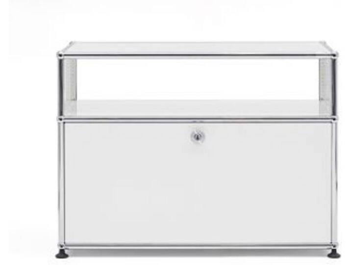USM Sideboard reinweiss weiß, Designer Prof. Fritz Haller, 56.5x78x38 cm von USM-Haller
