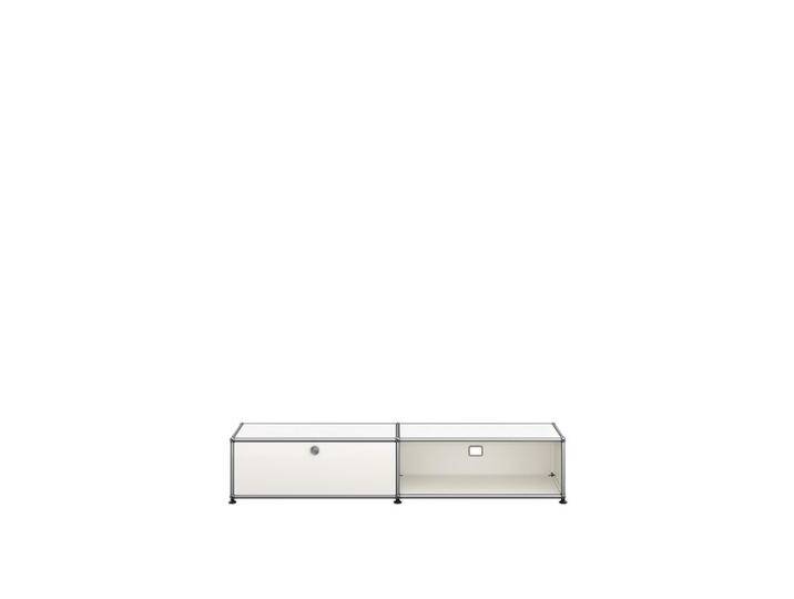 USM Sideboard weiß, Designer Prof. Fritz Haller, 29x153x38 cm von USM-Haller