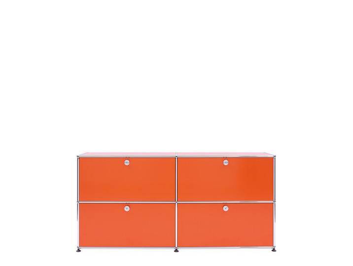 USM TV-Board orange, Designer Prof. Fritz Haller, 74x153x38 cm von USM-Haller