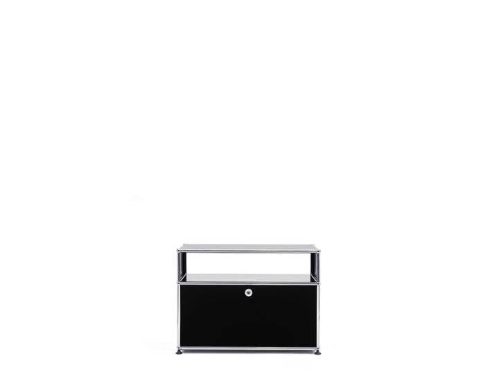 USM TV-Board schwarz, Designer Prof. Fritz Haller, 56.5x78x38 cm von USM-Haller