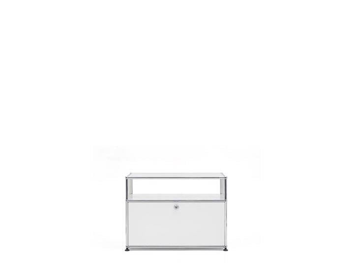 USM TV Board weiß, Designer Prof. Fritz Haller, 56.5x78x38 cm von USM-Haller