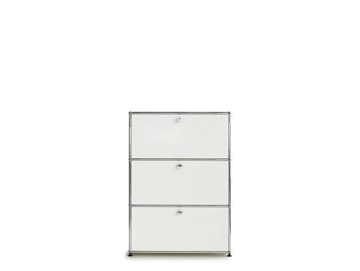 USM TV-Schrank weiß, Designer Prof. Fritz Haller, 109x78x38 cm von USM-Haller