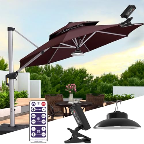 USMEI Sonnenschirm Licht Solar, LED Sonnenschirm Beleuchtung mit Fernbedienung und Timer, IP65 Wasserdicht Sonnenschirmleuchte für Sonnenschirm Garten, Strand,BBQ, Party, Camping USMEI Sonnenschirm Licht Solar, LED Sonnenschirm Beleuchtung mit Fernbedienung und Timer, IP65 Wasserdicht Sonnenschirmleuchte für Sonnenschirm Garten, Strand,BBQ, Party, Camping von USMEI
