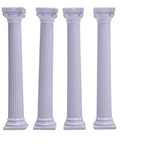 12 stücke Glücklich Geburtstag Display DIY Unterstützung Stange Kuchen Dekoration Separator Tiered Steht Römischen Spalte(L) von USOHJZ