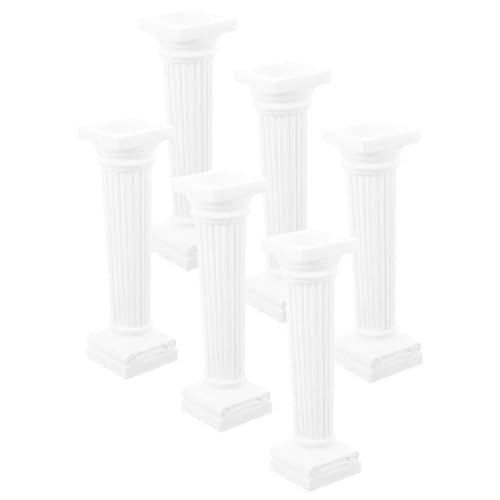 12 stücke Säule Dekoration Mini Römischen Hause Kleine Statue for Haus Party Decor Eingang Weg Dekorative Spalte von USOHJZ