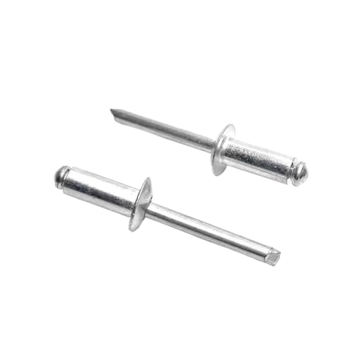 120 Stück Aluminiumlegierung-Popnieten, Kuppelkopf, mehrere Größen, Blindnieten, Dorn, Auspuffnieten für Metall Holz 120 Stück Aluminiumlegierung-Popnieten, Kuppelkopf, mehrere Größen, Blindnieten, Dorn, Auspuffnieten für Metall Holz von USOHJZ