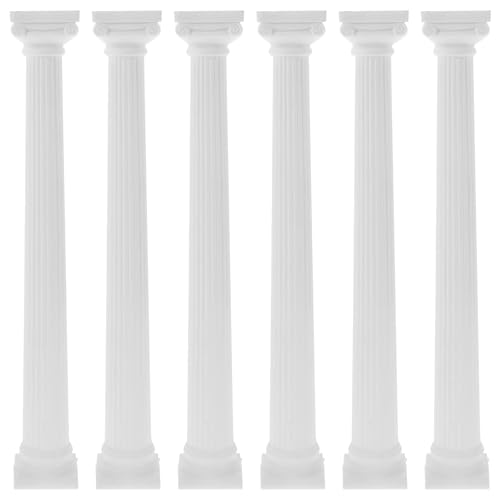 12Pcs Römische Spalte Decor Mini Säule Statue Foto Prop Tisch Dekoration Material Hause Figuren Miniaturen von USOHJZ