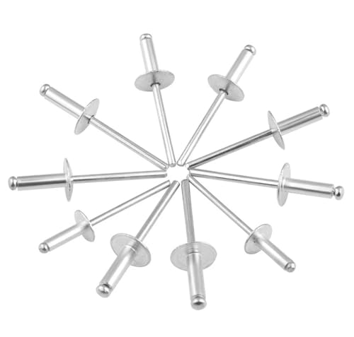 175 stücke 6 Größen Blindnieten Aluminium Dome Kopf Set Nieten Kit Nagel Pull for Möbel für Metall Holz von USOHJZ