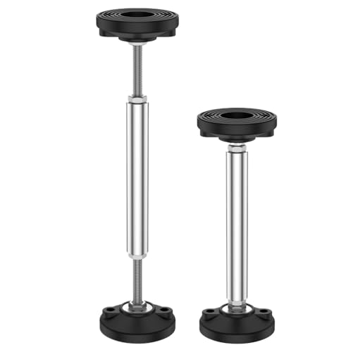 2 Stück Schrankheber-Stützstangenfüße, Brettheber, verstellbar, Edelstahl, Spülenstützstangen, Werkzeuge, arbeitssparender Arm(25 x 10cm) von USOHJZ