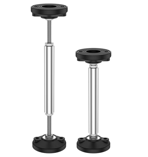 2 Stück Teleskop-Stützstangen-Stützrahmenheber, 300 kg Tragkraft, höhenverstellbar, Möbelerhöhungsbeine(Middle) von USOHJZ