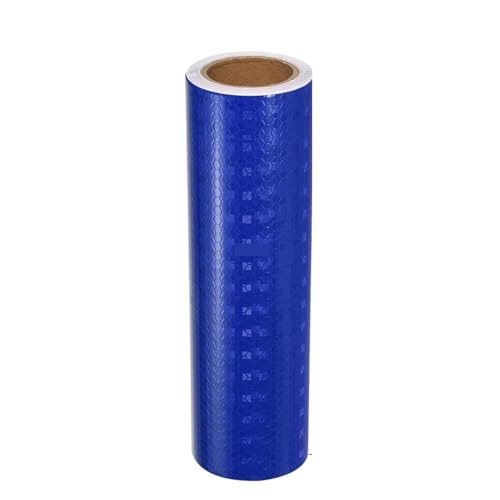 3 STÜCKE 8 zoll Reflektierendes Warnband Weiß Rot Gelb Grün Blau Wasserdichte Streifen Nacht Sicherheit Selbstklebende Aufkleber 5M for Auto Lkw(Blue) von USOHJZ