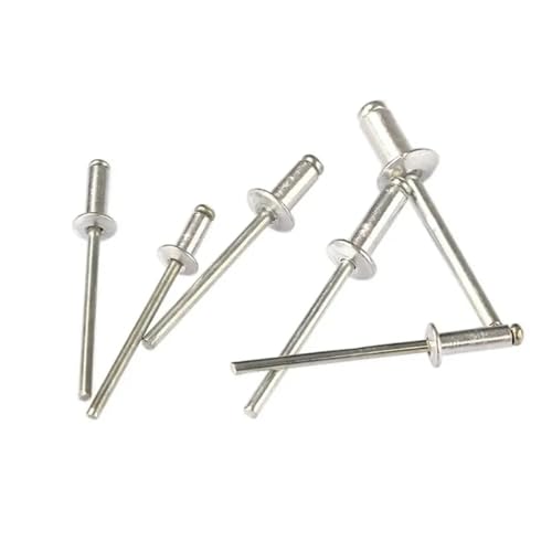 385-teiliges Sortiment an Blindnieten aus Aluminium, in 8 Größen, for Metall mit Organizer für Metall Holz von USOHJZ