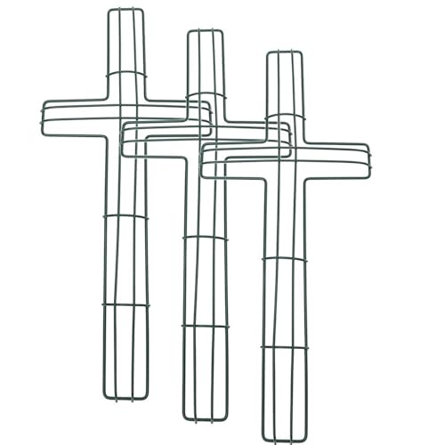 3Pcs Girlande Kranz Zubehör Floral Rahmen Rack Metallic Linie Dekorationen Form von USOHJZ