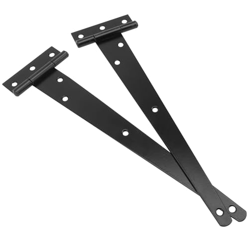 4 stücke 10 Zoll T Form Heavy Duty Verzinktem Eisen Scharniere Rostfrei Tür Tor Scharnier von USOHJZ