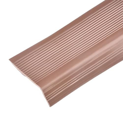 400 cm Anti-Rutsch-Treppenkantenband, L-förmiges Stufenkantenband, Möbeleckenkantenschutz, Streifenschutz(Brown) von USOHJZ