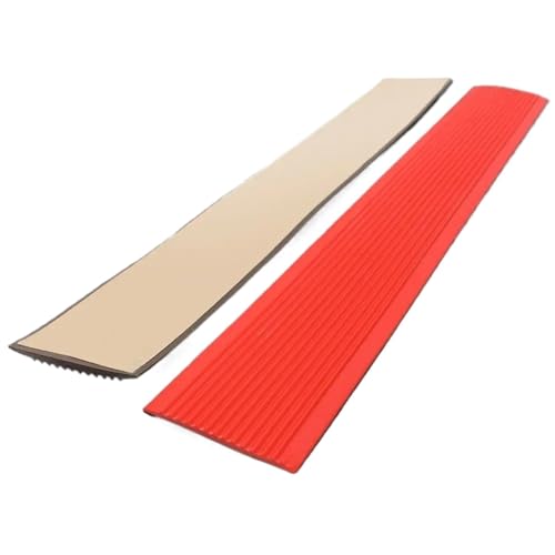 400 cm bunter PVC-Anti-Rutsch-Treppenstreifen, tragbar, selbstklebend, Treppenstufen-Streifen, Treppenaufkleber, Treppenschutz(Red) von USOHJZ