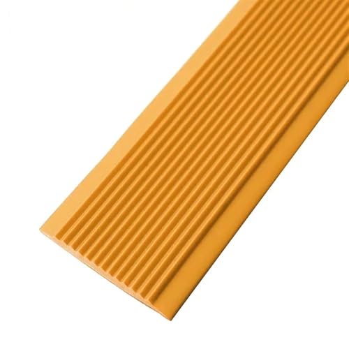 400 cm rutschfester Treppenstreifen, PVC-Treppenstufenstreifen, selbstklebender Treppenaufkleber, Treppenschutz, Stufenschutz, Teppich(Yellow) von USOHJZ