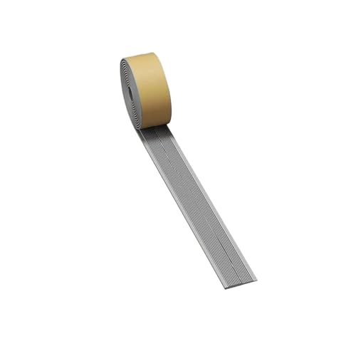400 cm selbstklebender Anti-Rutsch-Treppenstreifen, PVC-Stufenstreifen, Treppenaufkleber, Treppenstufenschutz, Teppich, Bodendichtungsstreifen(Grey-4cm) von USOHJZ