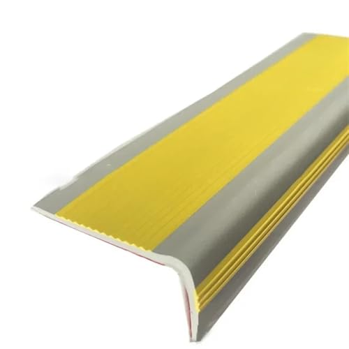 400 cm selbstklebender Treppenkantenschutz, Treppenkante, Treppenkantenverkleidung, rutschfeste und wasserdichte Außen- und Innentreppen(Yellow) von USOHJZ