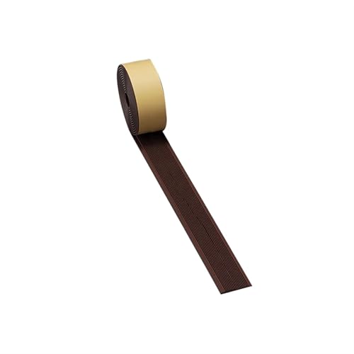 500 cm selbstklebender Anti-Rutsch-Treppenstreifen, PVC-Stufenstreifen, Treppenaufkleber, Treppenstufenschutz, Teppichboden-Dichtungsstreifen(Coffee-4cm) von USOHJZ
