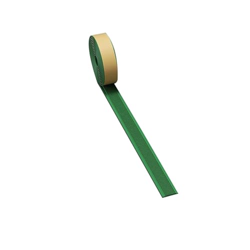 500 cm selbstklebender Anti-Rutsch-Treppenstreifen, PVC-Stufenstreifen, Treppenaufkleber, Treppenstufenschutz, Teppichboden-Dichtungsstreifen(Green-3cm) von USOHJZ