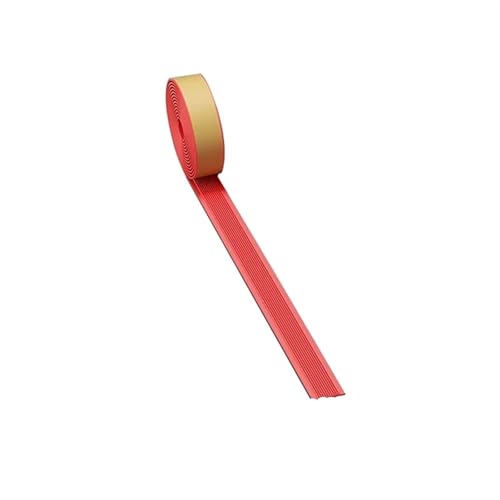 500 cm selbstklebender Anti-Rutsch-Treppenstreifen, PVC-Stufenstreifen, Treppenaufkleber, Treppenstufenschutz, Teppichboden-Dichtungsstreifen(Red-3cm) von USOHJZ