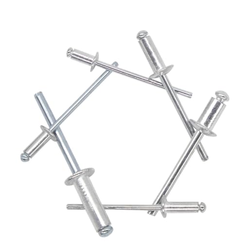 505-teiliges Aluminium-Nieten-Set, mehrere Größen, M3.2, M4, .8, Blindnieten-Set mit Rundkopf, Möbelbefestigungszubehör, Werkzeuge für Metall Holz 505-teiliges Aluminium-Nieten-Set, mehrere Größen, M3.2, M4, .8, Blindnieten-Set mit Rundkopf, Möbelbefestigungszubehör, Werkzeuge für Metall Holz von USOHJZ