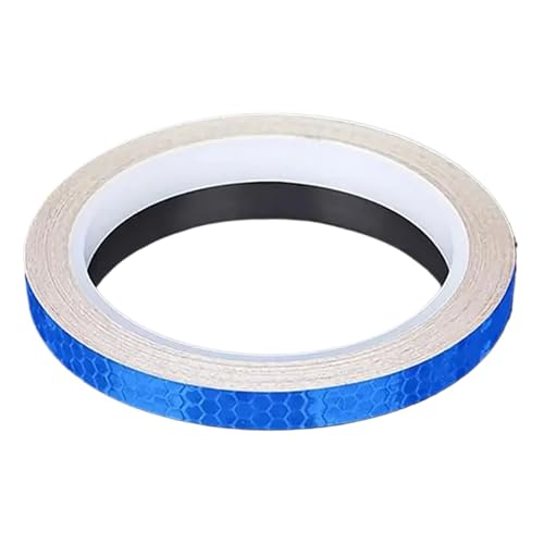 5Roll 8M Glow Bike Sticker - Reflektierendes Sicherheitsband for Mountainbike/Motorradkarosserie(Blue) von USOHJZ