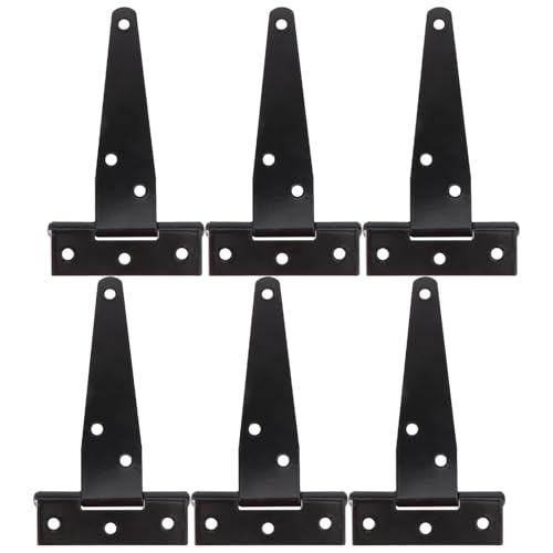 6 PCS T-Scharnier Tor Strap Tür Möbel Scharniere Heavy Duty Rostfrei Einfach zu Installieren von USOHJZ