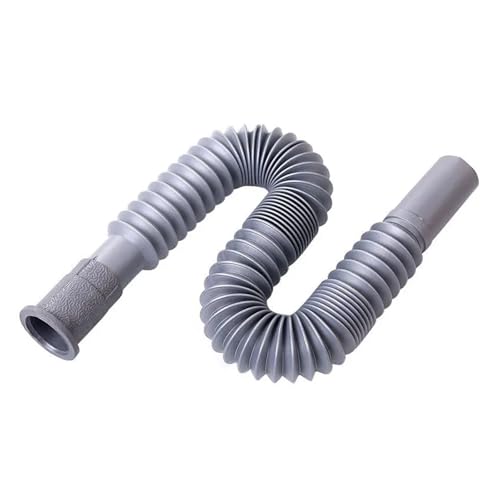 Flexibles, erweitertes Abflussrohr aus Kunststoff, Küchenbeckensieb, Spülbeckenverlängerung, Abflussschlauch, Heimwerkerzubehör Flexibles, erweitertes Abflussrohr aus Kunststoff, Küchenbeckensieb, Spülbeckenverlängerung, Abflussschlauch, Heimwerkerzubehör von USOHJZ
