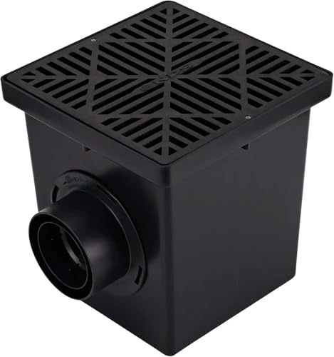 Quadratisches Auffangbecken-Abflussset mit Auffangbecken 2 Öffnungen, schwarzem Kunststoffgitter, Auslassadaptern und 1 Auslassstopfen, 12 Zoll Quadratisches Auffangbecken-Abflussset mit Auffangbecken 2 Öffnungen, schwarzem Kunststoffgitter, Auslassadaptern und 1 Auslassstopfen, 12 Zoll von USOHJZ