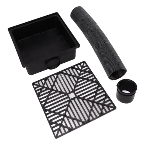 Schwarze Dachrinnen-Fallrohrverlängerungen, Auffangbecken, niedriges Profil, Verlängerung Schwarze Dachrinnen-Fallrohrverlängerungen, Auffangbecken, niedriges Profil, Verlängerung von USOHJZ