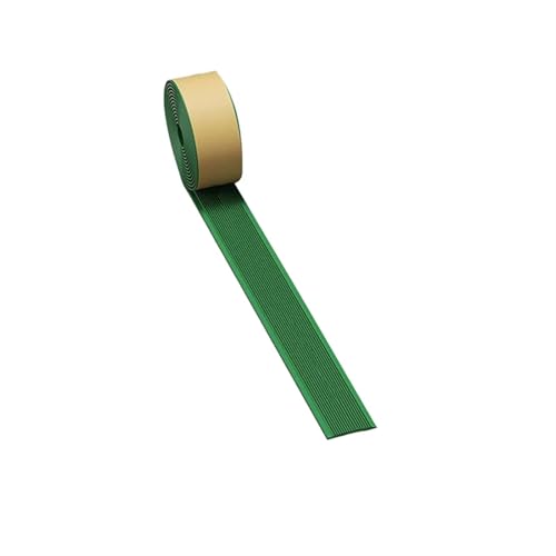 Selbstklebender Anti-Rutsch-Treppenstreifen, PVC-Stufenstreifen, Treppenaufkleber, Treppenstufenschutz, Teppichboden-Dichtungsstreifen(Green-4cm) von USOHJZ