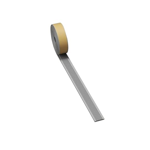 Selbstklebender Anti-Rutsch-Treppenstreifen, PVC-Stufenstreifen, Treppenaufkleber, Treppenstufenschutz, Teppichboden-Dichtungsstreifen(Grey-3cm) von USOHJZ