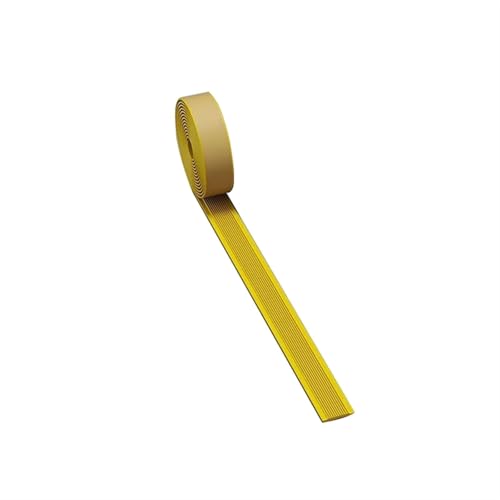 Selbstklebender Anti-Rutsch-Treppenstreifen, PVC-Stufenstreifen, Treppenaufkleber, Treppenstufenschutz, Teppichboden-Dichtungsstreifen(Yellow-3cm) von USOHJZ