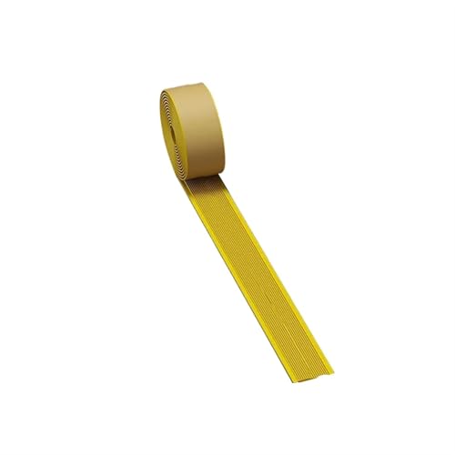 Selbstklebender Anti-Rutsch-Treppenstreifen, PVC-Stufenstreifen, Treppenaufkleber, Treppenstufenschutz, Teppichboden-Dichtungsstreifen(Yellow-4cm) von USOHJZ