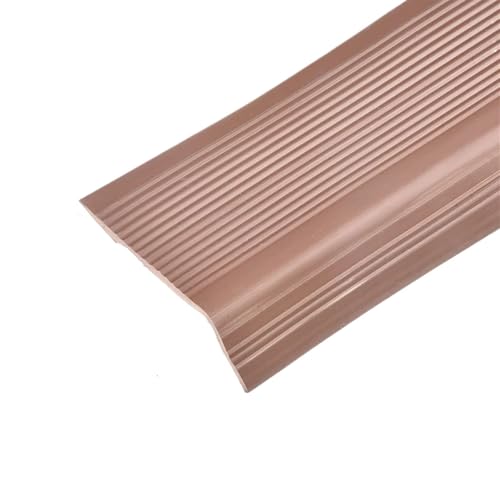 Treppenkantenschutz, Treppenkantenschutz, selbstklebende Anti-Rutsch-Streifen, wasserdicht, 6 x 3 x 500 cm, Bodenschutz, Eck-Treppenband(Brown) von USOHJZ