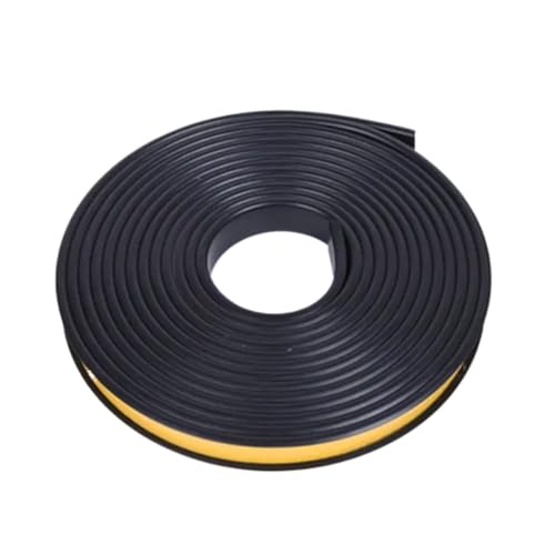 U-förmiges, flexibles Kantenband, 5 m, selbstklebender Kantenschutz aus Holzbrett, Furnier, Kantenschutz, Schrank, Möbel, Reparatur, Restaurierung, Ecke(Black,25mm) von USOHJZ