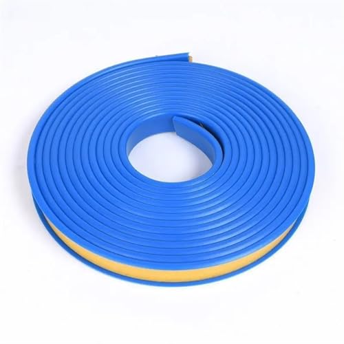 U-förmiges, flexibles Kantenband, 5 m, selbstklebender Kantenschutz aus Holzbrett, Furnier, Kantenschutz, Schrank, Möbel, Reparatur, Restaurierung, Ecke(Blue,18mm) von USOHJZ