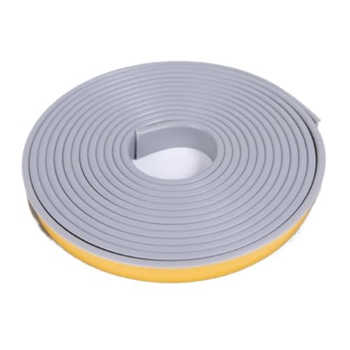 U-förmiges, flexibles Kantenband, 5 m, selbstklebender Kantenschutz aus Holzbrett, Furnier, Kantenschutz, Schrank, Möbel, Reparatur, Restaurierung, Ecke(Gray,25mm) von USOHJZ