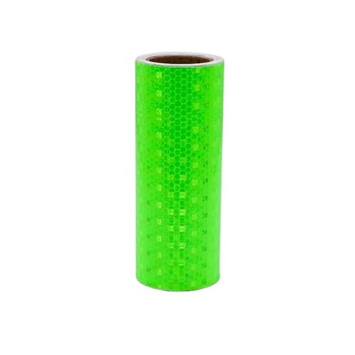 USOHJZ 3PCS Mikroprismenreflektorfolie PVC Selbstklebende reflektierende Warnbandaufkleber(Green) von USOHJZ