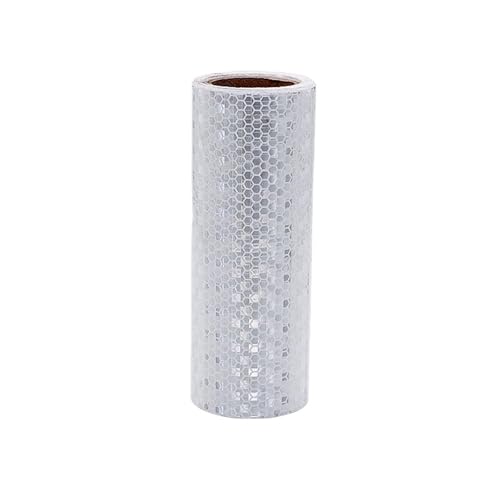 USOHJZ 3PCS Mikroprismenreflektorfolie PVC Selbstklebende reflektierende Warnbandaufkleber(White) von USOHJZ