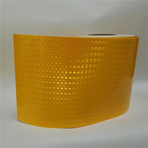 USOHJZ 3PCS Reflektierende Bänder Helle Waben Orange-Gelb Reflektoren Streifen Wasserdicht Klebstoff Hohe Reflexion Aufkleber for Lkw USOHJZ 3PCS Reflektierende Bänder Helle Waben Orange-Gelb Reflektoren Streifen Wasserdicht Klebstoff Hohe Reflexion Aufkleber for Lkw von USOHJZ