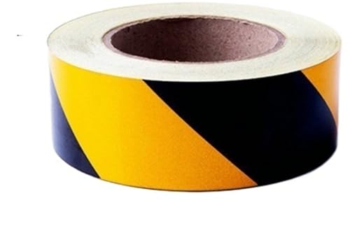 USOHJZ 3PCS Selbstklebendes Bodenband Reflektierendes Warnband Verschleißfestes Identifikationsband(WHITE) von USOHJZ