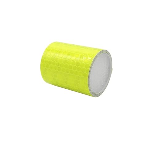 USOHJZ 3Roll Glow Bike Sticker - Reflektierendes Sicherheitsband for Mountainbike/Motorradkarosserie(Fluo. Yellow) von USOHJZ