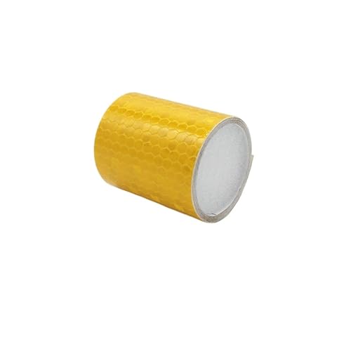 USOHJZ 3Roll Glow Bike Sticker - Reflektierendes Sicherheitsband for Mountainbike/Motorradkarosserie(Yellow) von USOHJZ