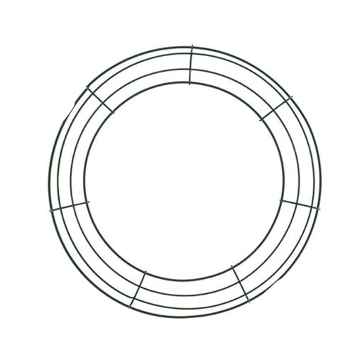 USOHJZ 6 stücke Runde Metall Draht Girlanden Rahmen Weihnachten Halloween Front Tür Dekor DIY Kranz Machen Handwerk Haus Party Dekoration von USOHJZ