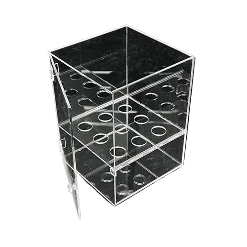 USOHJZ Eistütenhalter 9 Löcher Eistüten-Schrank, durchsichtiger Waffeltüten-Halter, Ständer, Eierrollen-Vitrine, DIY-Party-Werkzeug von USOHJZ