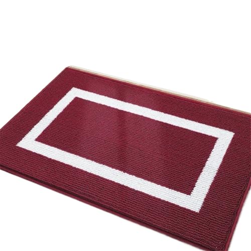 USOHJZ Fußmatte for den Eingangsbereich, for den Außenbereich, weicher Küchenteppich, Rutschfester Bodenschutz, sauberer Fuß, saugfähige Fußmatte(Green) von USOHJZ