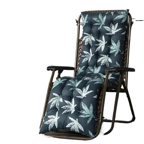 USOHJZ Liegestuhlauflage 1PC Outdoor Balcony Recnelir Backrest Relax Cushion Four Seasons Universal Folding Chair Cushions Outdoor Chaise Lounger Cushion Auflage Gartenliege(Green,48X155cm) von USOHJZ